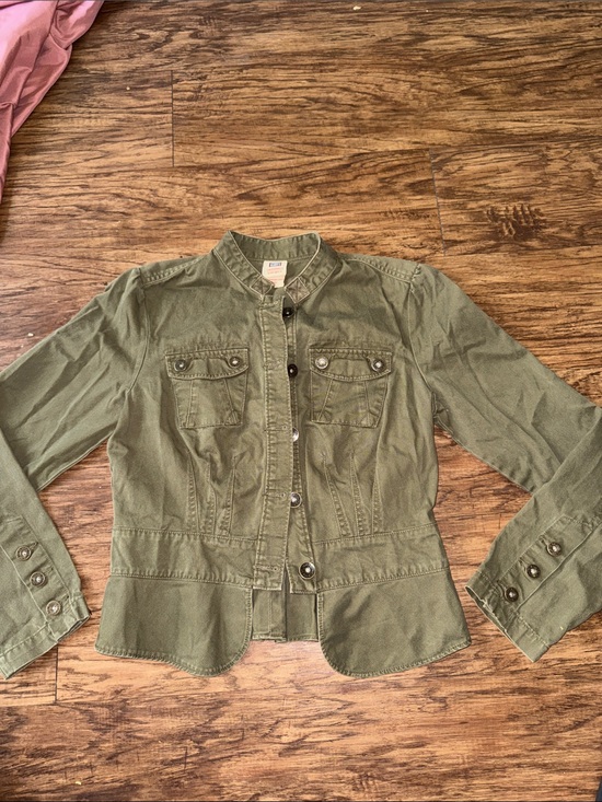 Faded Glory Jackets & Blazers - Faded Glory Olive Green Utility Military Jacket